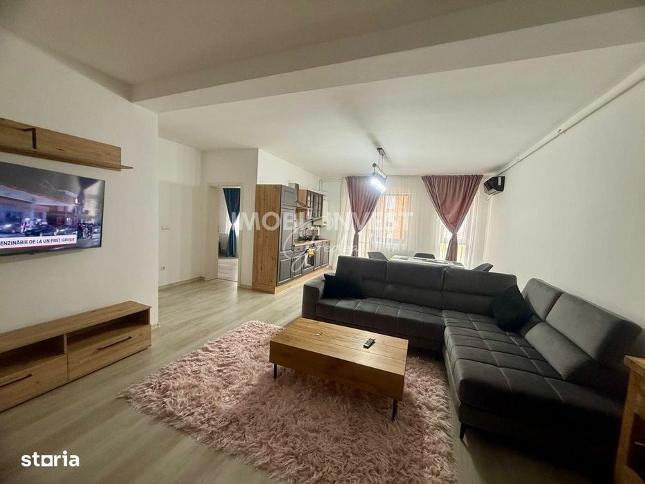 Apartament 3 camere de inchiriat, etaj 3, mobilat si utilat complet,