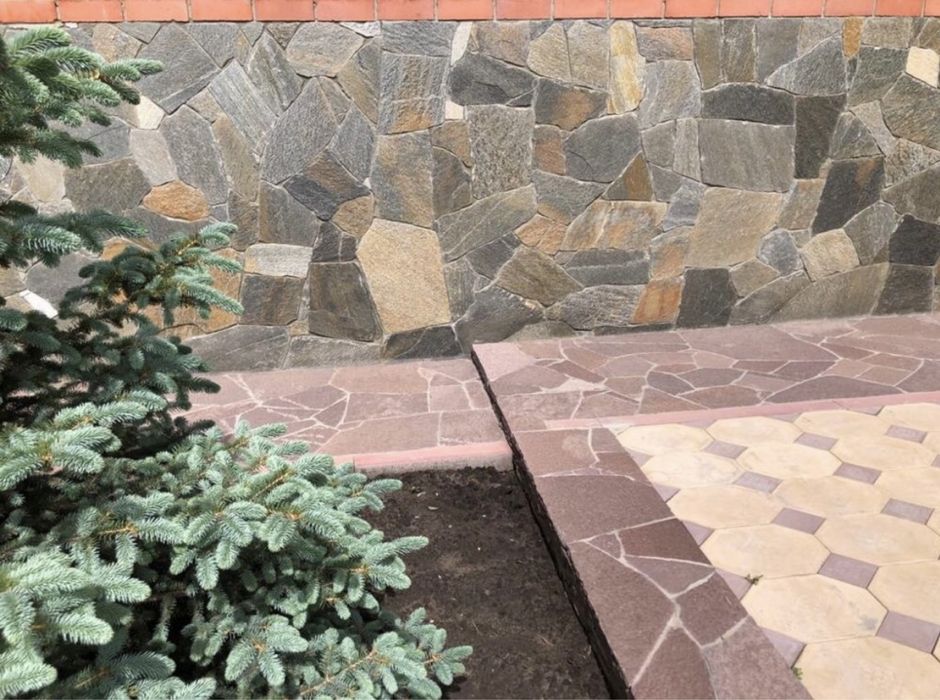 Природный камень плитняк а Астане