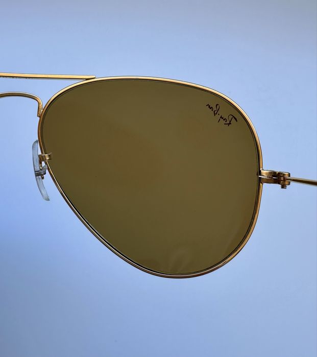 Ray Ban B&L USA Aviator G15 лещи сиви/зелени;нови с калъф