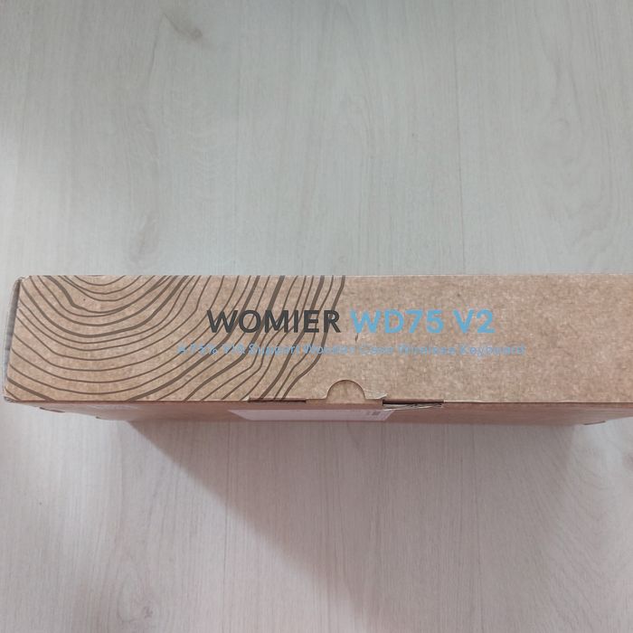 Премиум Механична Клавиатура Womier WD75 V2 (Естествен Орех, VIA, 8000mAh)
