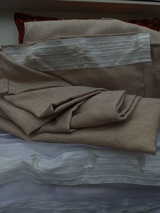 Продам недорого тюль и шторы