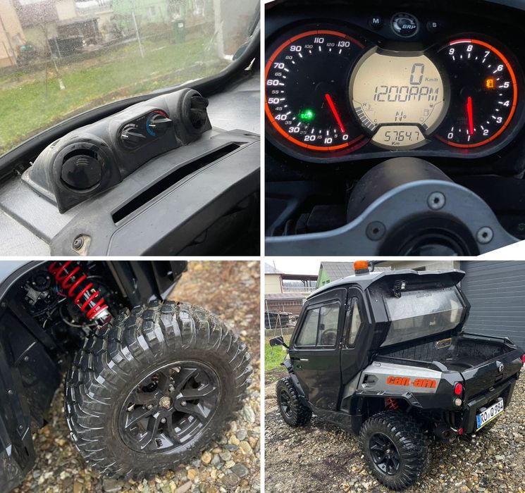 Utv/Buggy/Atv Can Am Commander 1000R XT 4x4 EFI 2015 Recent adus !