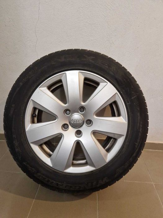 Гуми за Ауди-4бр, размер 225/55/16 с оригинални алуминиеви джанти