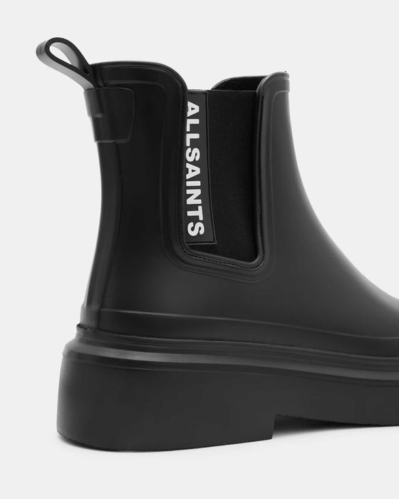 Гумени ботуши AllSaints Hetty Logo Rubber Ankle Boots