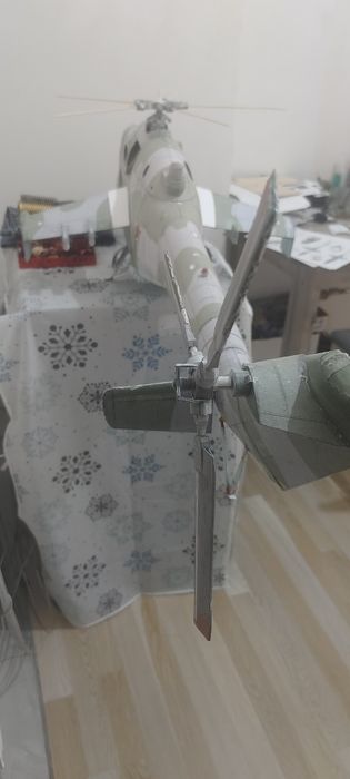 Макет вертолёта Ми-24