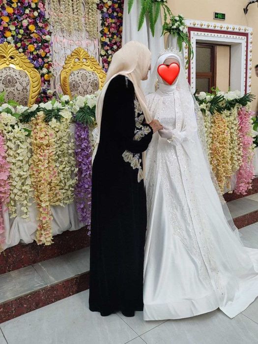 Oʻrangan qizlar uchun kelin koʻylak