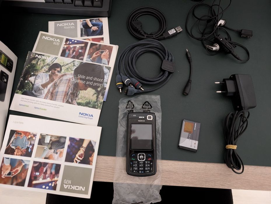 Nokia N70 Music Edition- Пълен Оригинален Комплект!