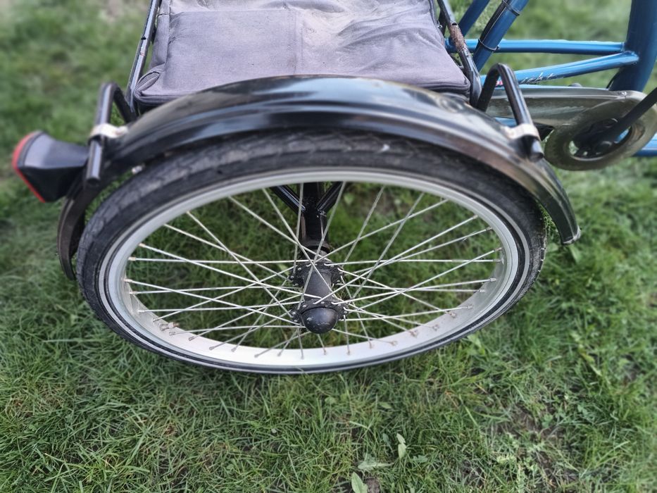 Bicicletă triciclu cu baterie