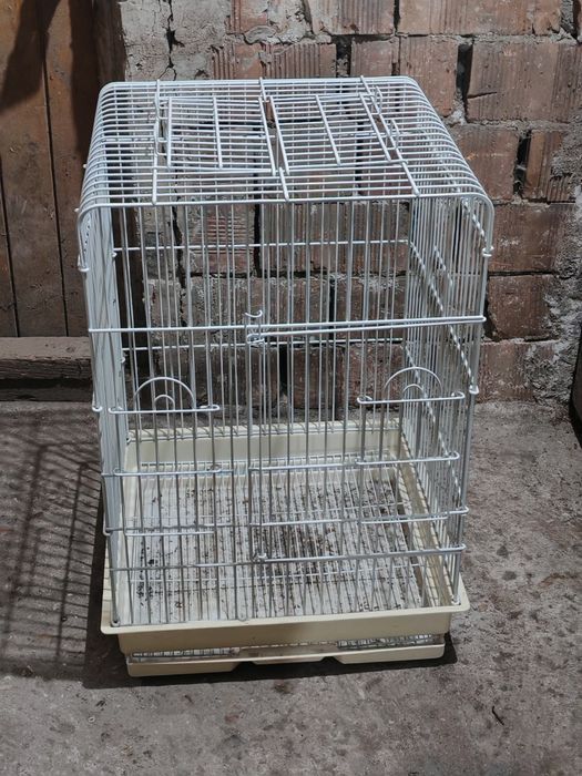 продавам клетки за Папагал бялата  другите