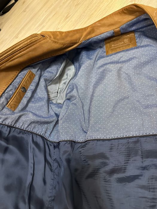 Мъжко кожено яке Massimo Dutti, Размер S