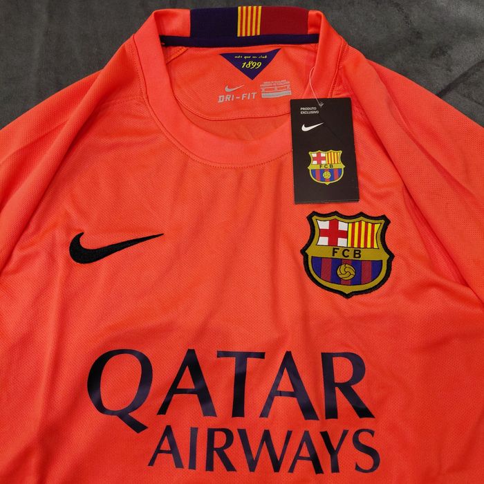 NIKE Ретро футболна тениска/фланелка на Barcelona НОВА