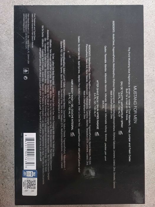 Ford Mustang GT оригинален парфюм, комплект с афтершейв и гел за миене