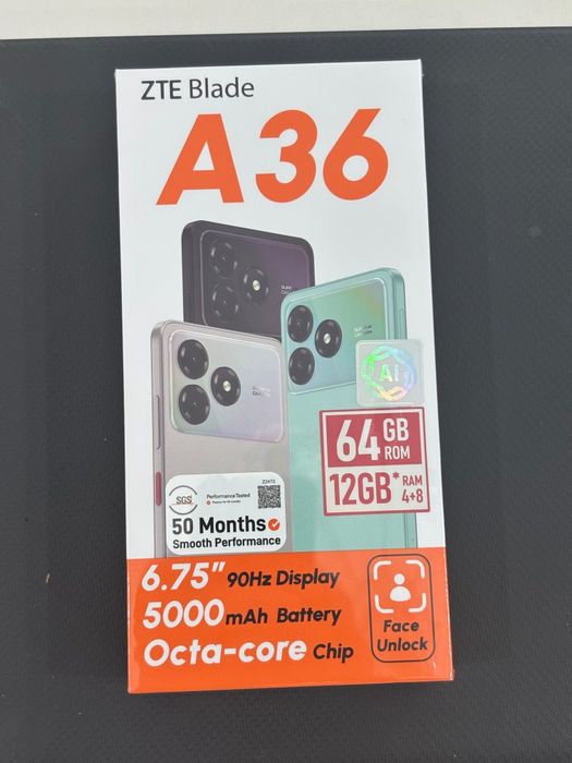ZTE Blade A36 Новый, Упакованный
