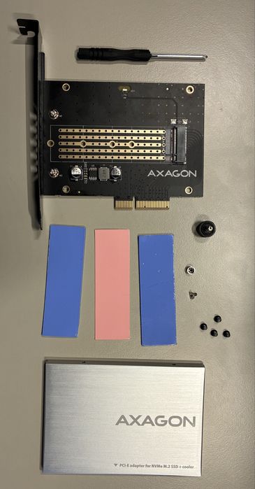 Adaptor Axagon PCEM2-NC M.2 NVME la PCI-Express 3.0 x4(8sau16)