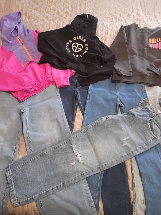 Lot 24 haine fete mărimea 152