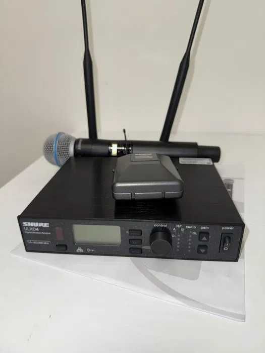 Shure ULXD/Beta58, sistem microfon wireless PRO (optional set complet bodypack) ca Dynacord xa vl212 powermate