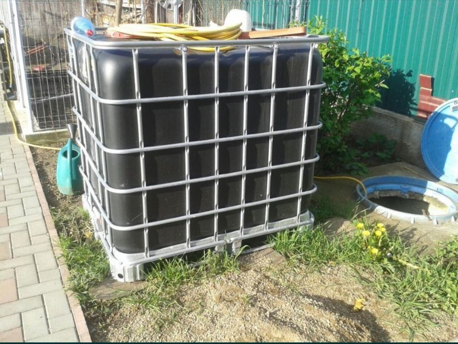 Rezervor reducție butoi cub bazin plastic ibc 1000l 600l grilaj metal