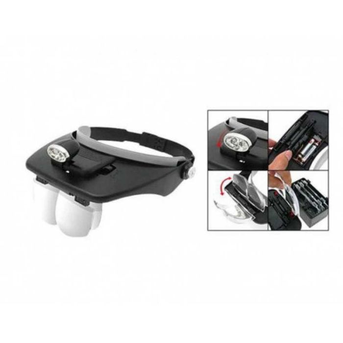 Lupa Cap Iluminare LED Lupa Cap Marire 3,5X Ochelar cu Lupa Lupa 3.5 X