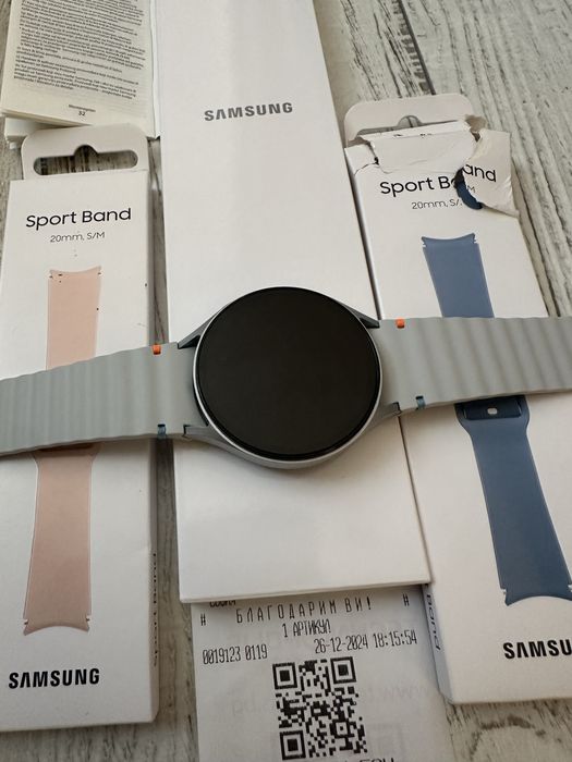 Samsung Watch 7 Silver 44мм. 24м. ГАРАНЦИЯ ПОДАРЪЦИ