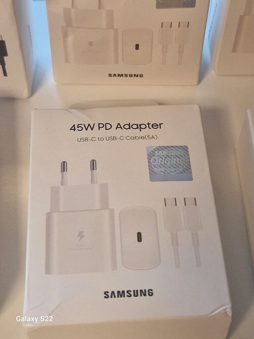 Incarcator Samsung 45W Fast Charge + Cablu USB C 1M