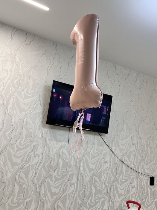 гелиевый шар цифра 1