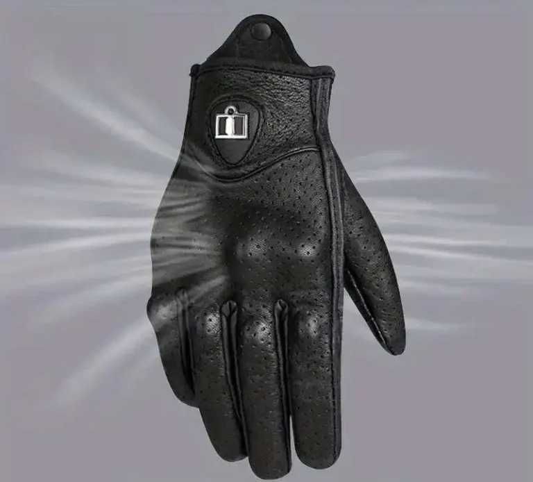 Ретро комплект кожена  каска очила и кожени ръкавици