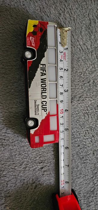 autocar  macheta scara 1/160 fifa world cup lungime 14cm