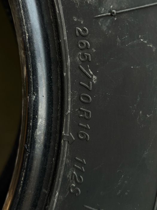 Yokohama 265/70R16 б/у