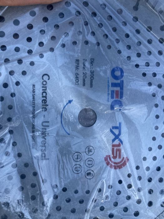 Panza Diamantata pentru Taiat Beton Otec TX15 300x20mm Germania Noua