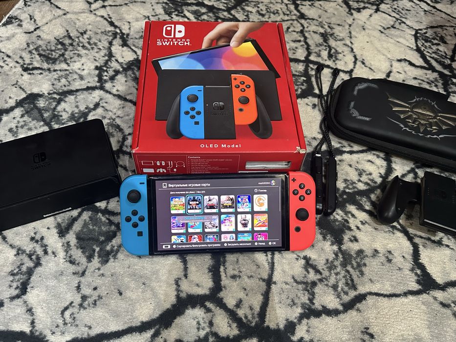Nintendo swith oled 64gb/512 micro sd samsung