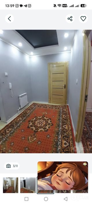 Kvartira ijaraga beriladi.