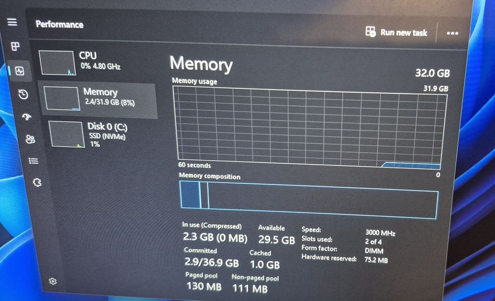 32GB RAM DDR4 3000MHz G.Skill Trident Z RGB