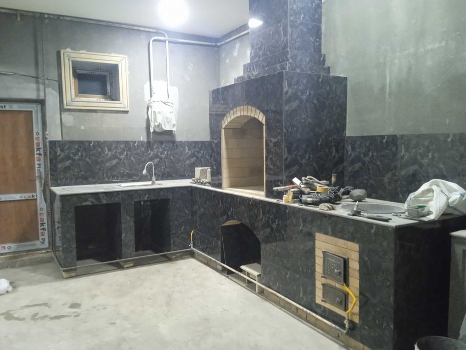 Камины, Летние кухню, Барбекю, Казаны, Делаем отделку.