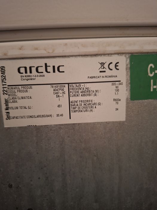 Lada frigorifica. Predare produs direct de la locatie.