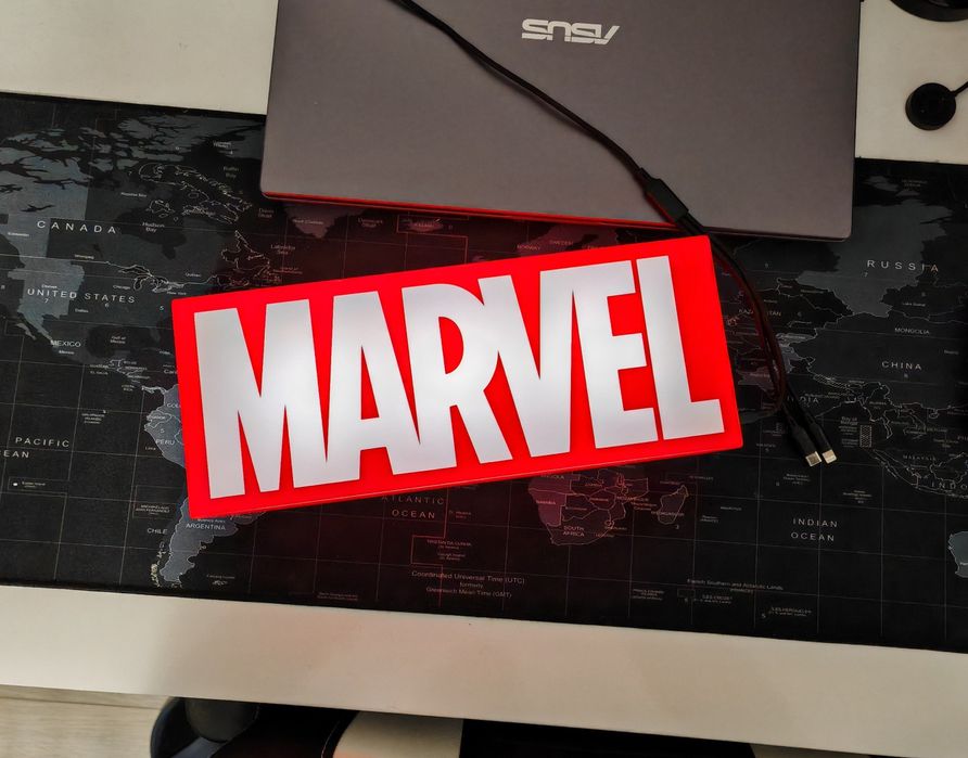Caseta luminoasa Marvel Logo Paladone Lampa