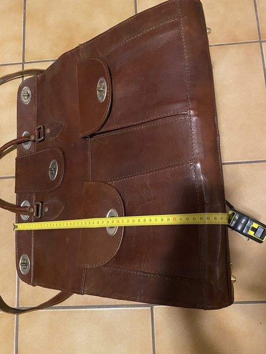 Geanta din piele de camila, artizanala