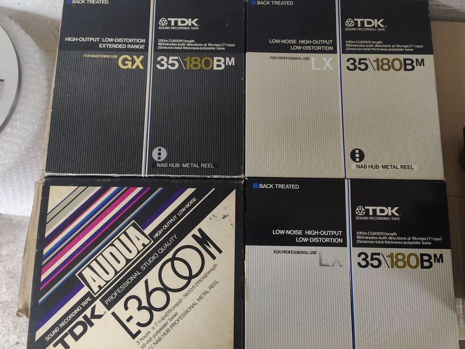 4 role originale 26" TDK (benzile foarte ok), Japan