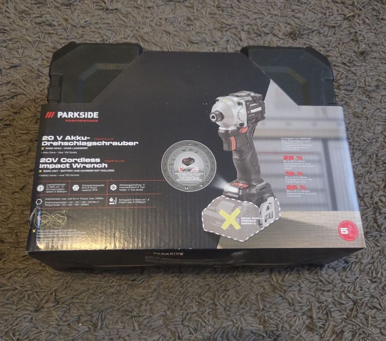 impact parkside 20v 226nm pdssap 20li d3