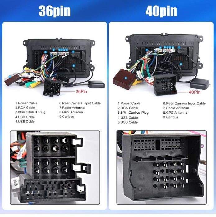 Мултимедийна навигация за автомобил за VW 7INCH Android - 13. 4GB + 32