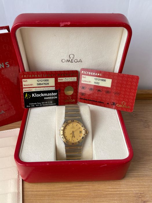 Omega Constellation Aur 18k Otel - Full set, acte si cutie
