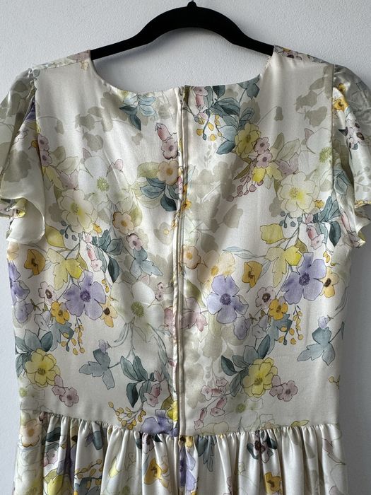 Rochie matase floral 40