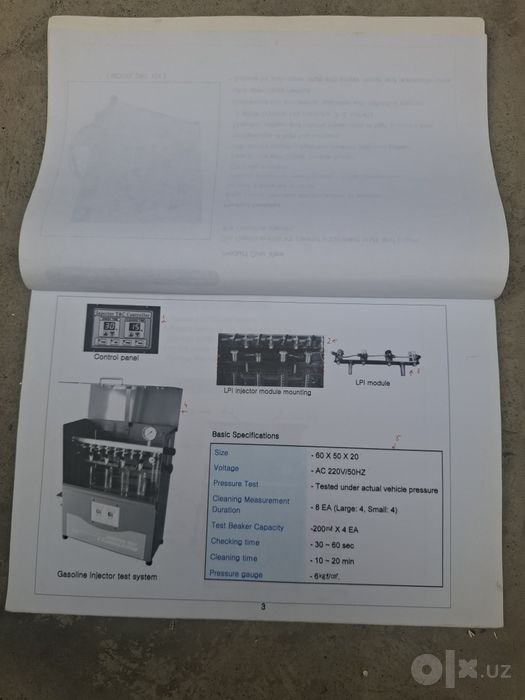 Injector Test & Cleaning Sistem DNT-101 GAZOLIN-LPI