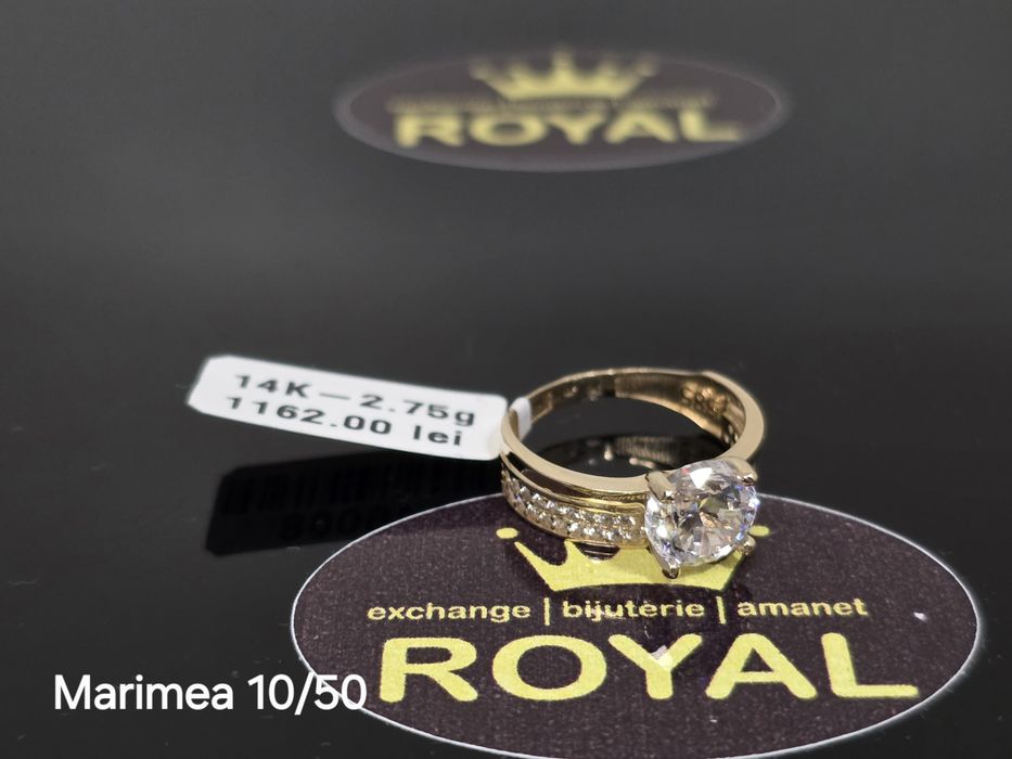 Bijuteria Royal: Inel aur 14k/2.75 gr
