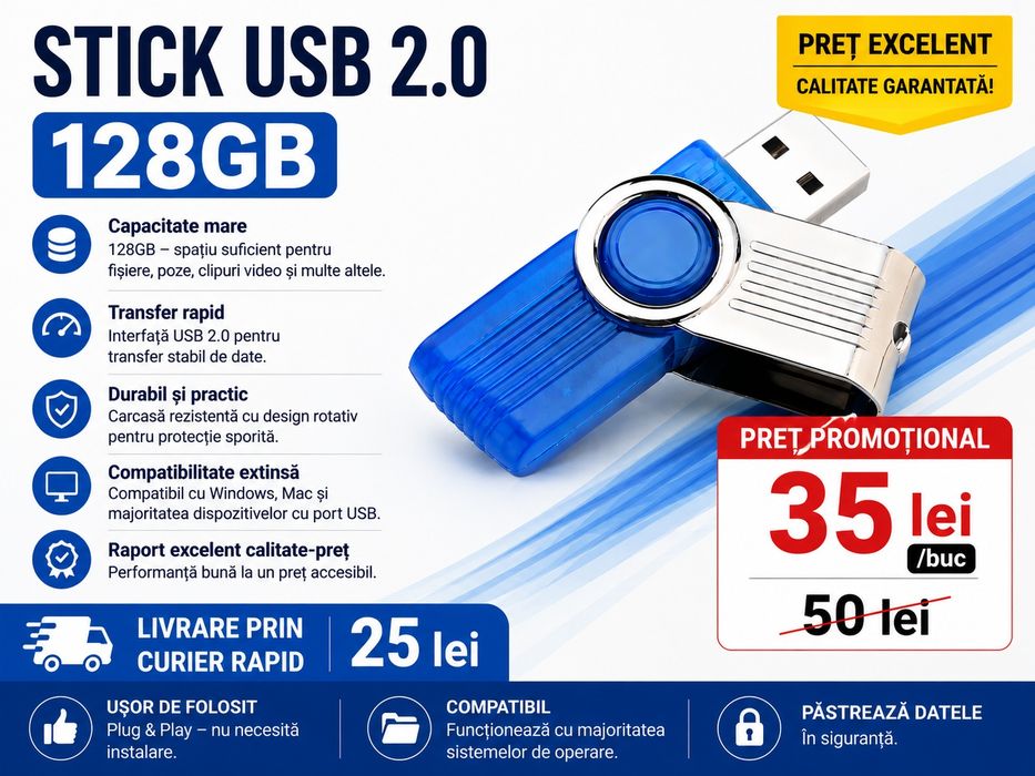 NOU Stick USB 2.0 128gb