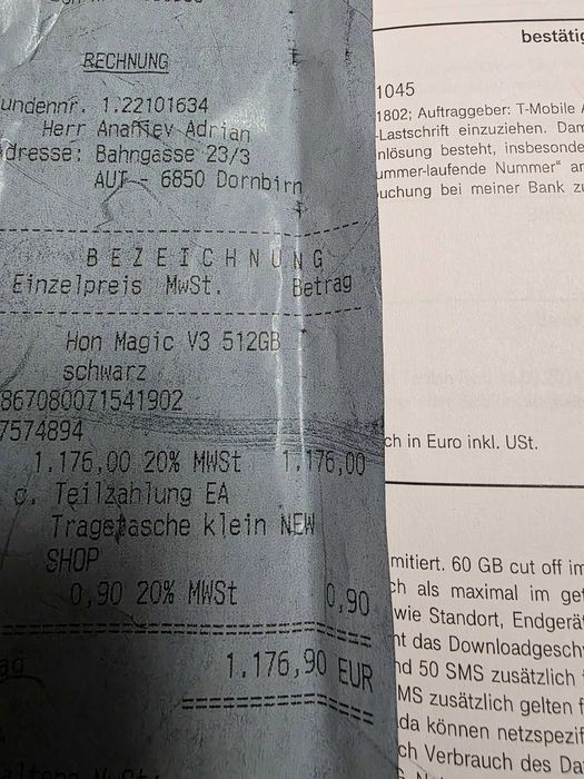 Honor Magic V3 5G 512GB 12GB RAM Dual