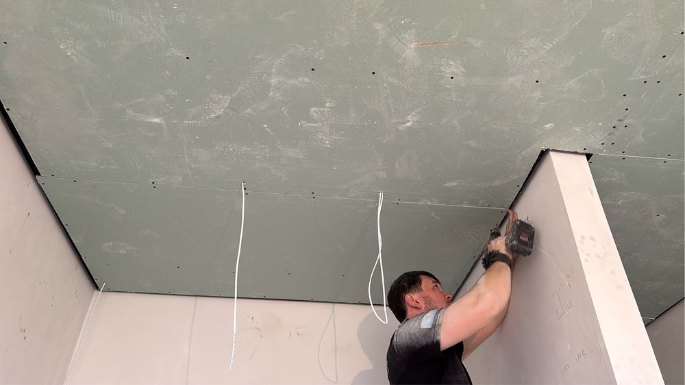 Монтаж гипсокартона