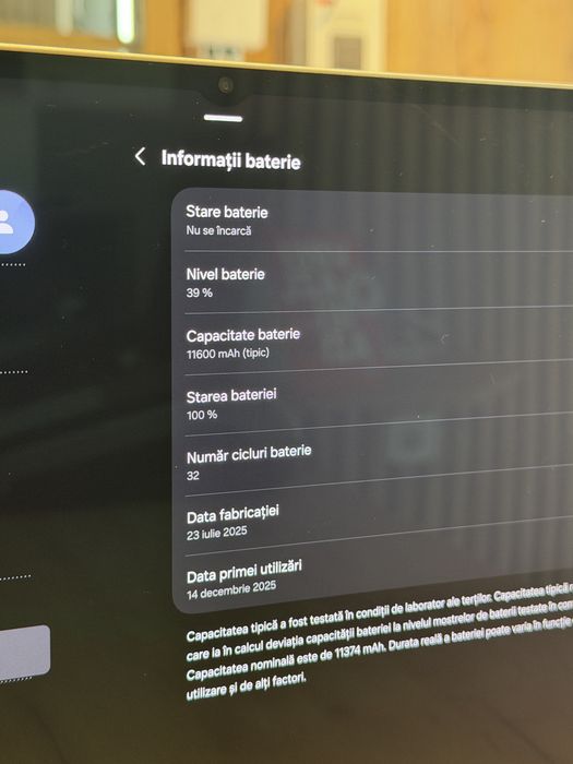 Samsung Tab S11 Ultra 256Gb 5G/Garantie 12 luni @atsgsm.ro
