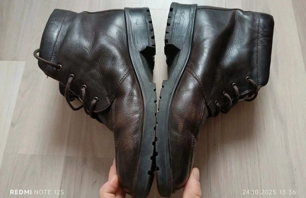 Ghete îmblănite din piele Ganter mărime 8(42 eu)