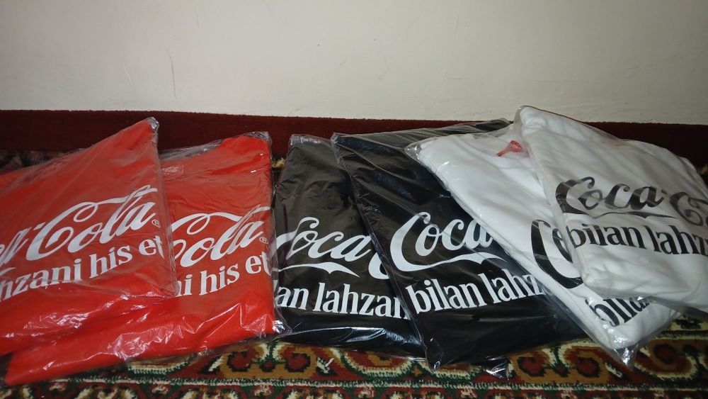 svitshot Coca-Cola oq  qizil  qora