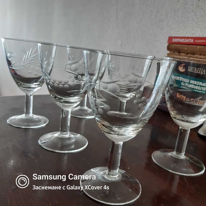 Кристални чаши за ракия